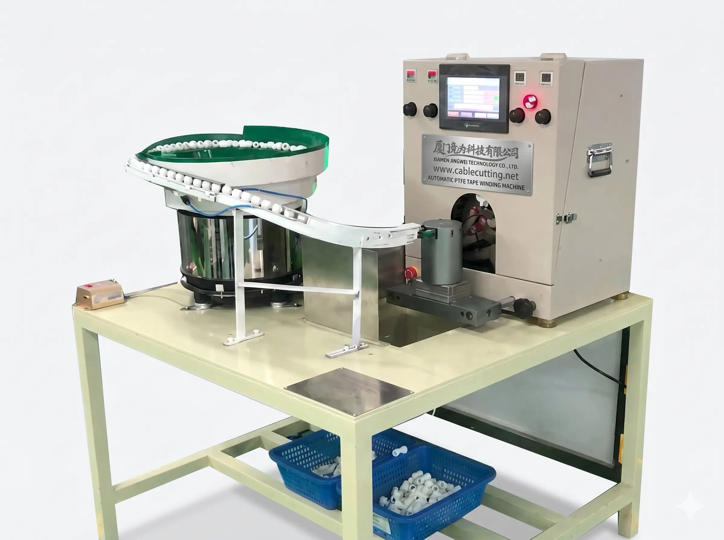 WPM-1310 Automata PTFE szalagtekerő gép – Precíziós kábelgyártás