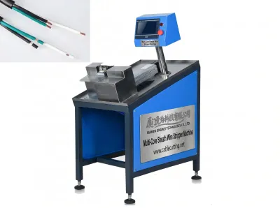 Többeres köpenyes huzal hosszú/rövid csupaszító automata gép WPM-25-290