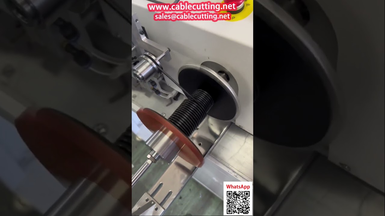 Automata PVC hegesztőhuzal áttekercselő és tekercselő gép – beépített darabszámlálóval