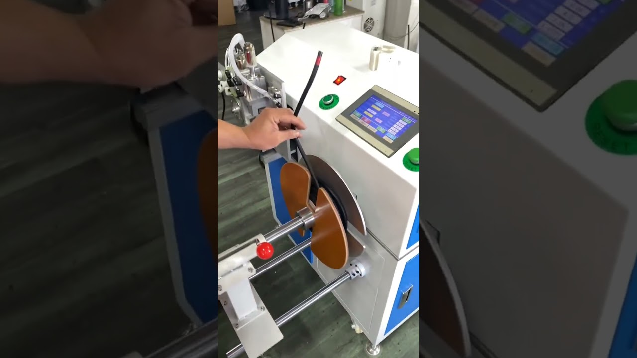 Automatikus mérőszámlálás, válogatás, vágás, huzaltekercselés és feltekercselés egy gépben 1mm-15mm