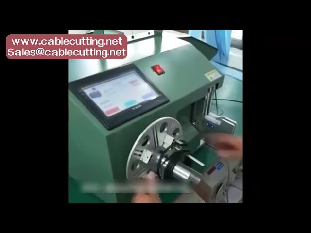 Automatikus huzaltekercselő gép 5-30-18-45-40-80 mm-es kábelekhez – Digitális érintőképernyős, minden az egyben