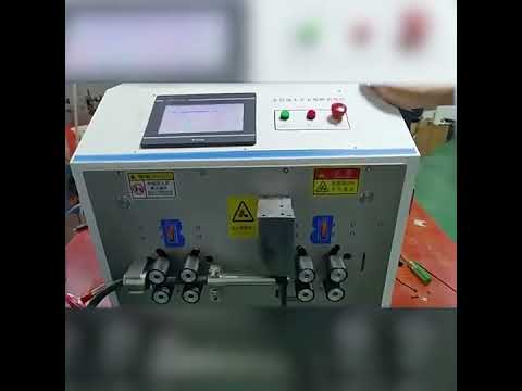 Teljesen automatikus nagyméretű vezetékvágó és -hámozó gép 0-70 mm²-es kábelekhez