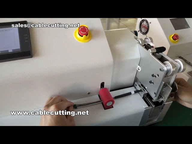 Görgős típusú pontragasztó gép kábelszíjazat burkolásához #Automatizált Gyári Berendezés