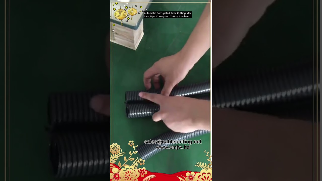 Automatikus hullámcső vágógép – Precíz korrugált csővágás ipari automatizáláshoz