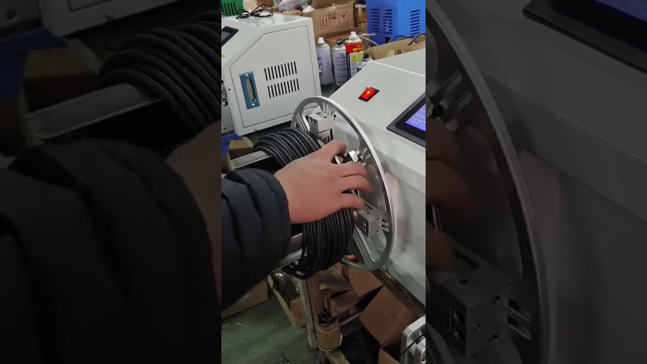 Nagy Hatékonyságú Automata Huzaltekercselő, Kötöző és Csomagoló Gép