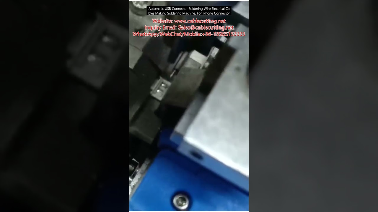 Automatic USB Connector Soldering Wire Electrical Cables Making Soldering Machine, For iPhone Connec