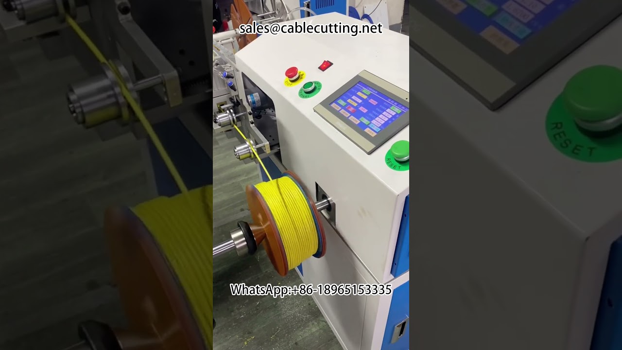 Ipari kábel- és huzaltekercselő gép | Automata visszatekercselő és tekercselő #Kábeltekercselő #Huzaltekercselő