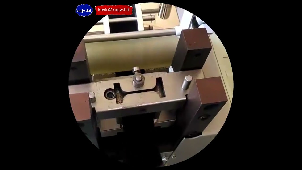 Elektromos automata körkéses szalag- és kötélvágó gép
