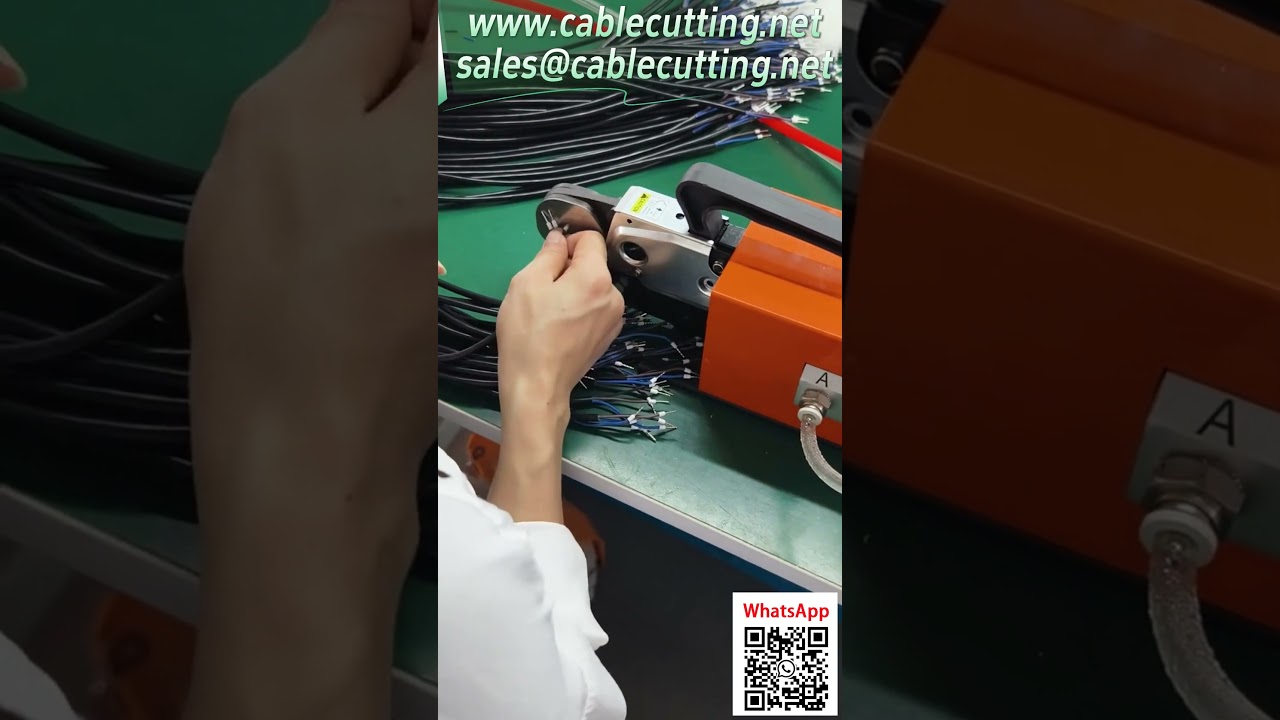 Automatikus pneumatikus csőhüvely préselő gép 0,25-10 mm² - Négyszög préselés pozícionáló lemezzel