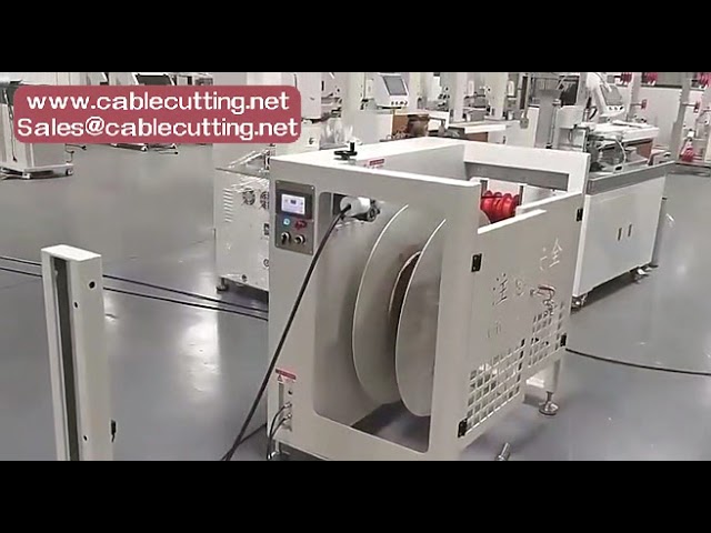 Automata forgófejes PE PVC kemény csővágó gép