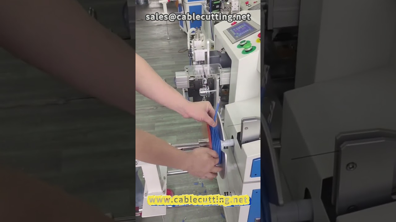 93-as automata kábelhámozó és tekercselő gép – Hálózati kábel feldolgozás hatékonyan