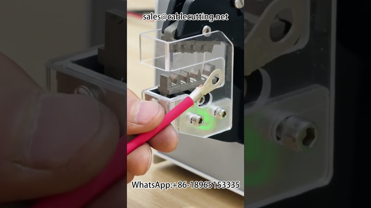 Tiszta elektromos érvéghüvelyező gép – Automata vezetékfeldolgozás #Hardvereszközök #Automatizálás
