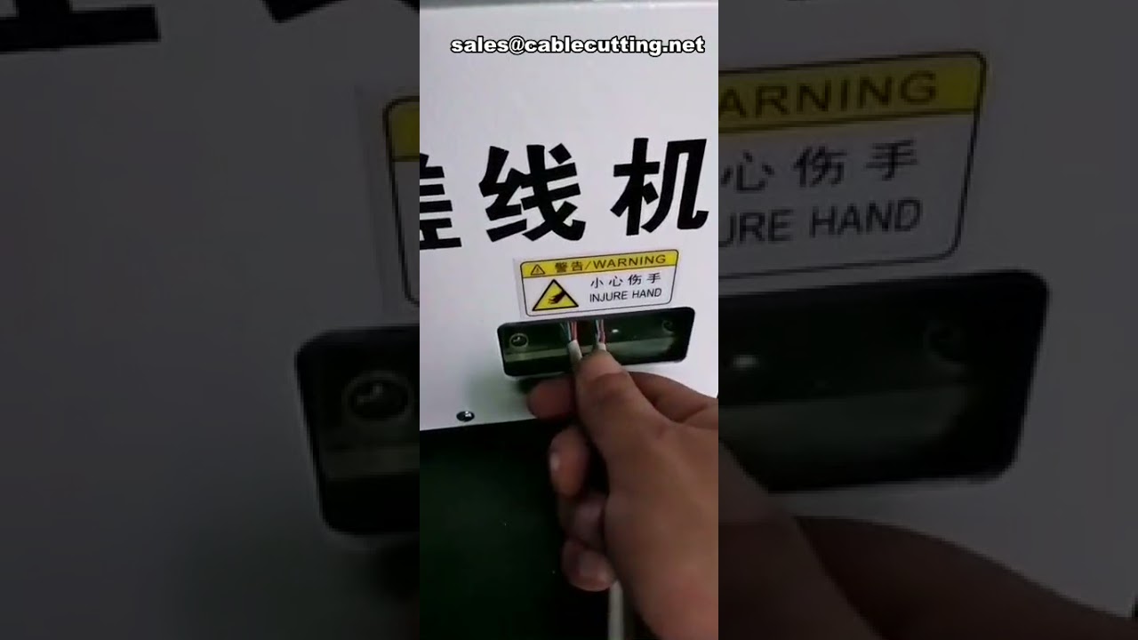 Cat 5 és Cat 6 hálózati kábel egyengető gép – Gyors kábel előkészítés automatizálása