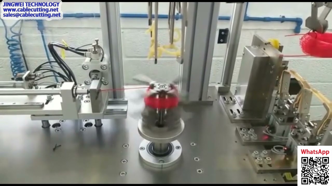 Automatikus trimmer zsinór tekercselő és kötöző gép – Sima működés brazil ügyfélnek