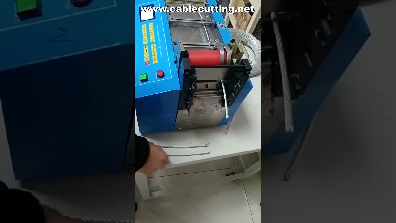Papírvágó gép, hőre zsugorodó csővágó, huzalvágó gép csövekhez