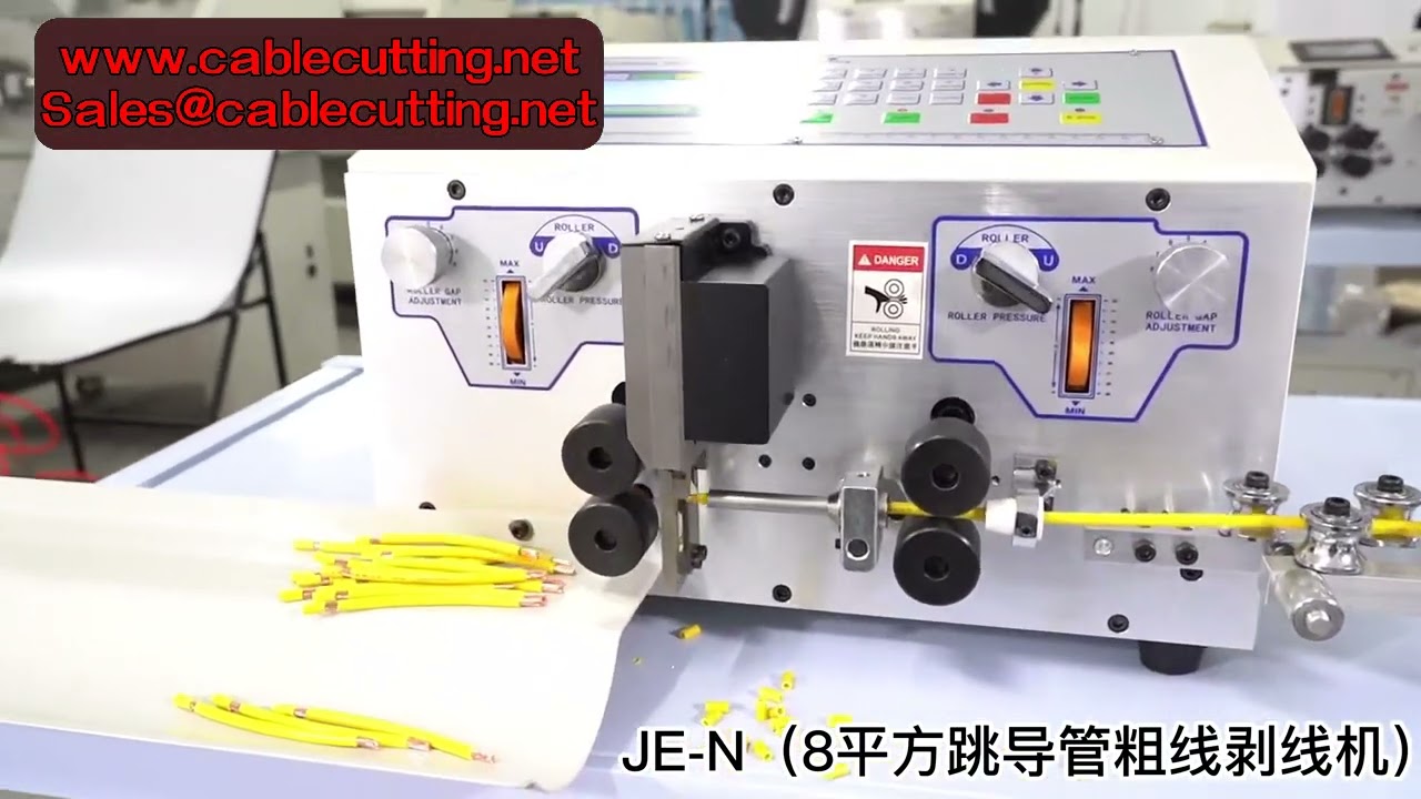 550W 6 kerekes automata huzalvágó és szigeteléseltávolító gép 0,2-25 mm² számítógépes kábelekhez