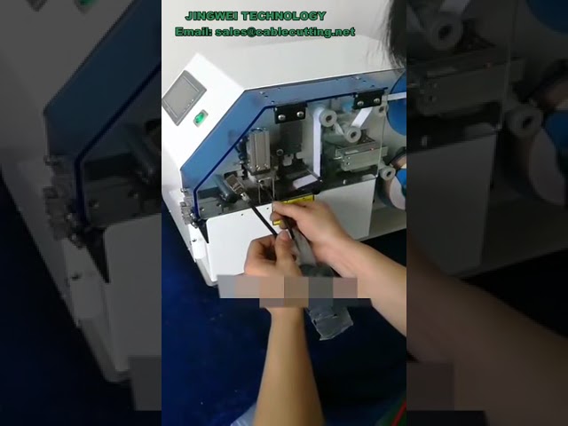 Automatikus réz- és alumíniumfólia-tekercselő gép árnyékolt kábelekhez