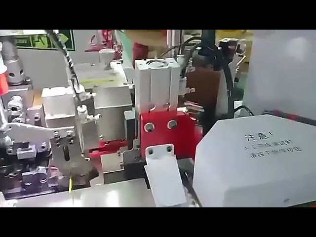 Teljesen automatikus kétfejű terminálkrimpáló gép elektronikus vezetékekhez