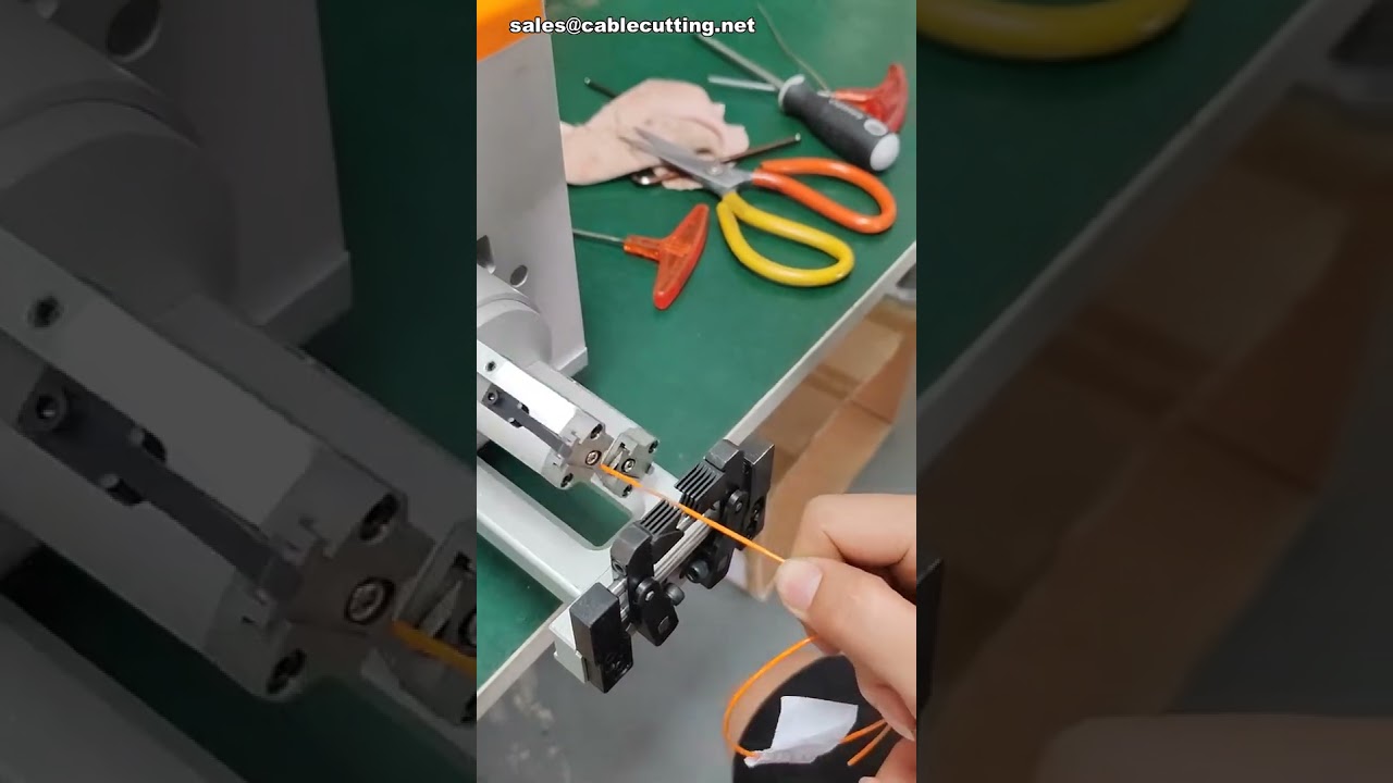 Transzformátor vezeték koaxiális kábelhámozó gépe - Gyári automatizálás #gép #diy