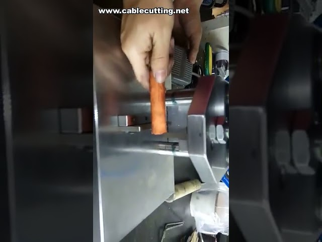 Pneumatikus kábelvágó gép | USB kábelek automatizált vágása