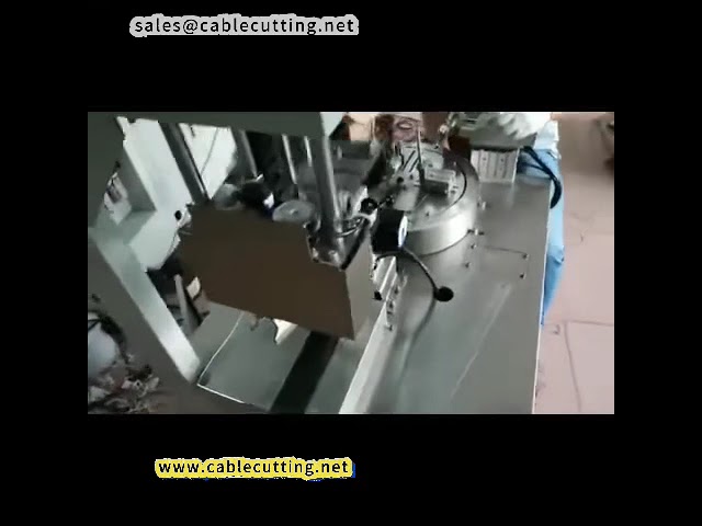 Automatikus kábelmérő és tekercselő-kötöző gép