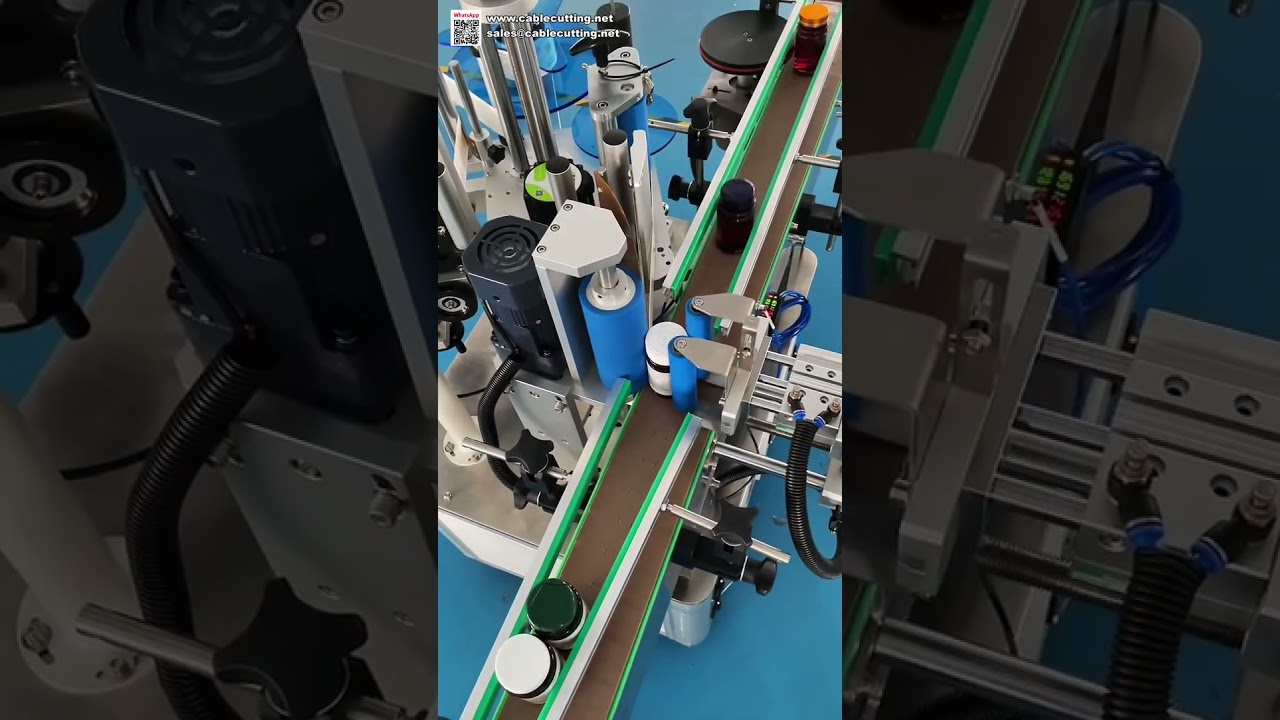 Megbízható automata körpalack-címkéző gép – Hatékony matrica felhelyező vegyi termékekhez