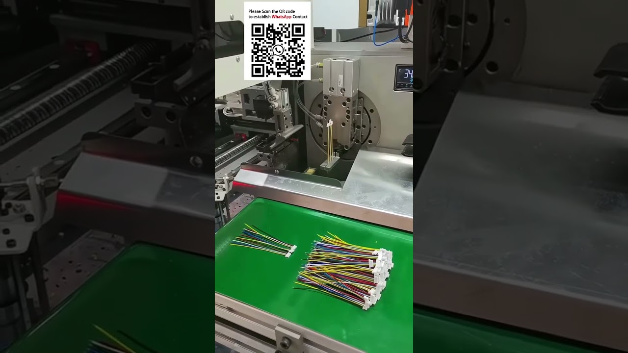 Automatikus vezetékbehúzó és ónozó gép különböző vezetéktípusokhoz