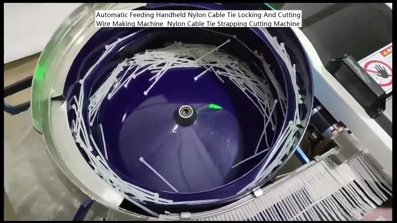 Kézbe vehető automata kábelkötegelő gép – Nylon kötözők automatikus adagolása, rögzítése és vágása