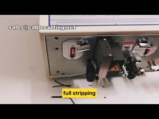 coaxial wire stripping cutting machine, View wire stripping machine for sale,