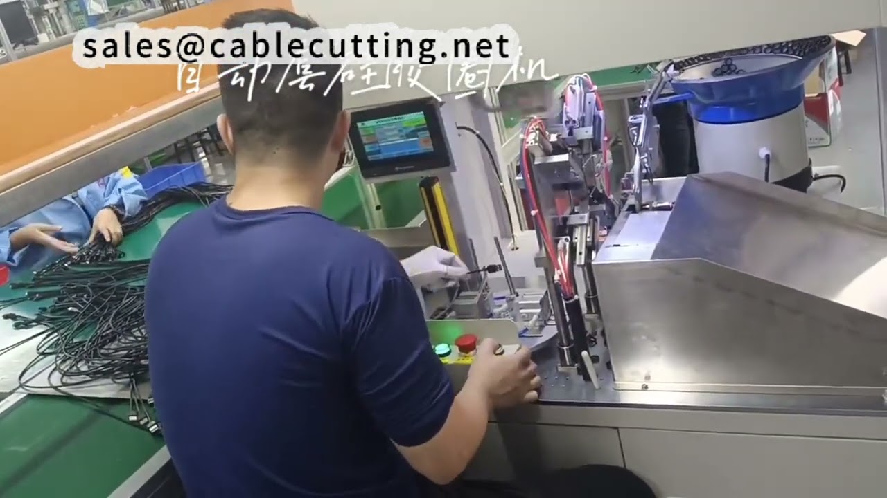 Nagy sebességű automatikus szilikon gyűrű behelyező gép - Bemutató