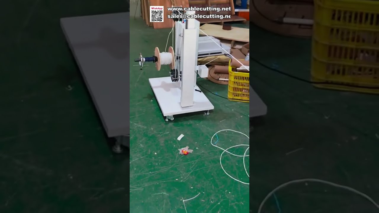 Ipari huzalmérő és tekercselő gép – Precíz automata huzalfeldolgozás