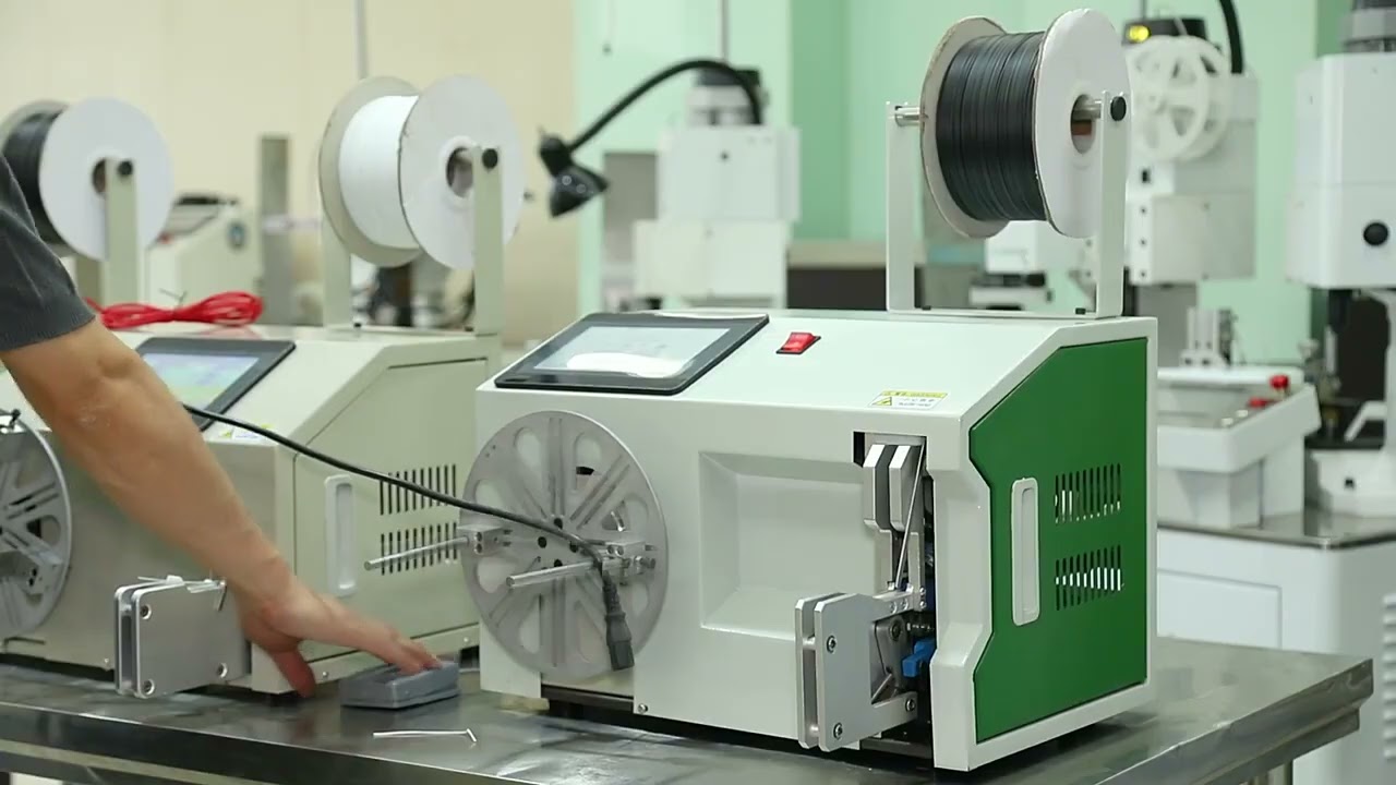 Automata vonalorsós gép – hatékony kábeltekercselés