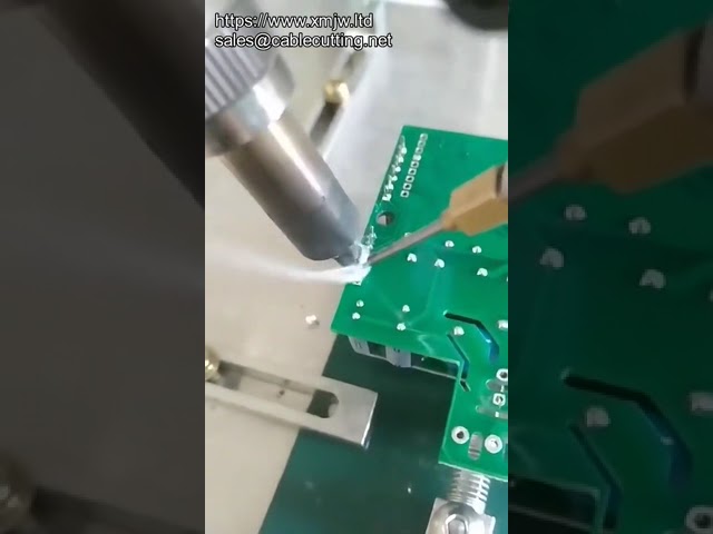 Automata forrasztógép asztali forrasztórobot tisztító funkcióval