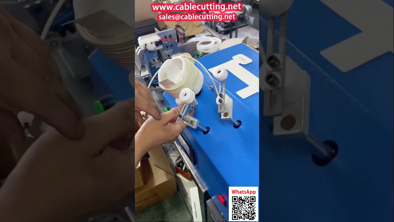 Adatkábel automatikus igazító és tekercselő automata – Precíziós kábelrendező gép