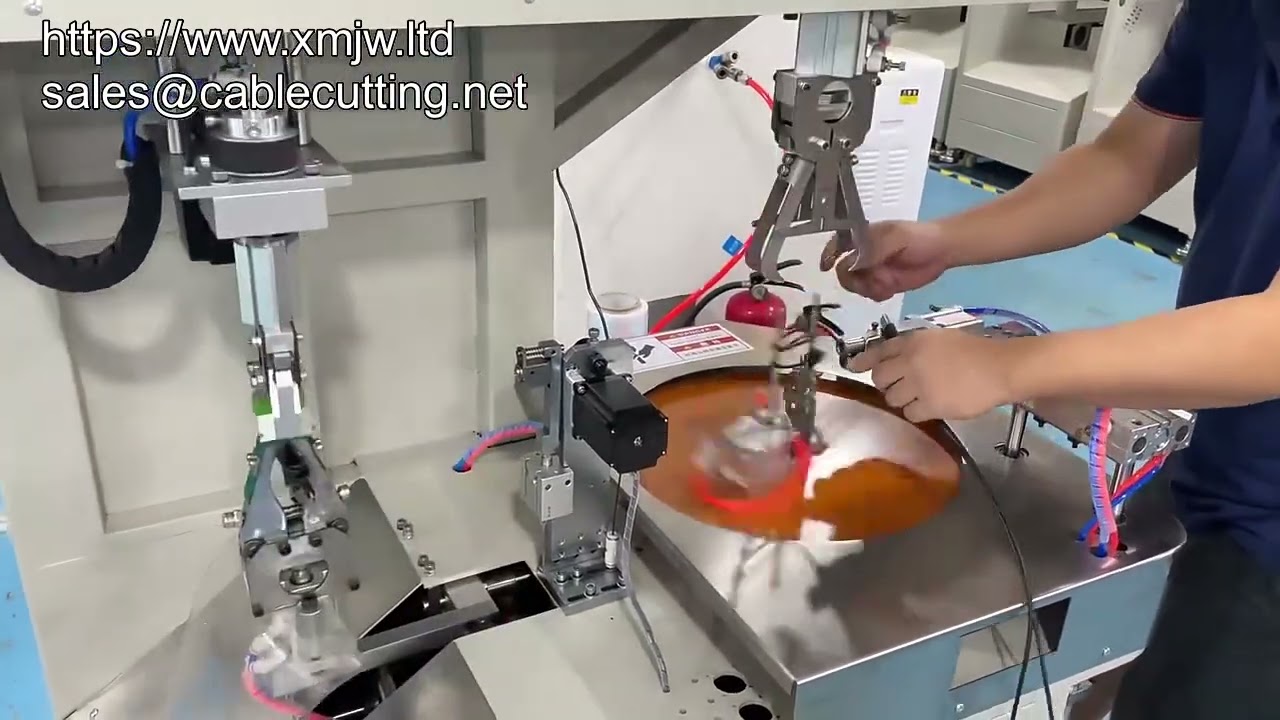Automatikus 8-as formájú huzaltekercselő és kötözőgép vastag vezetékekhez