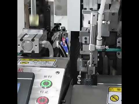 Teljesen automatikus egyfejű krimpelő és ónozó gép – vízálló dugó dip ónozás #gép