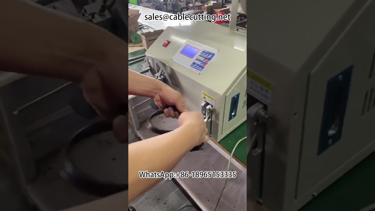 Automatikus huzaltekerő és -kötöző gép #Huzalfeldolgozás #Huzaltekerő gép #Huzalkötöző gép