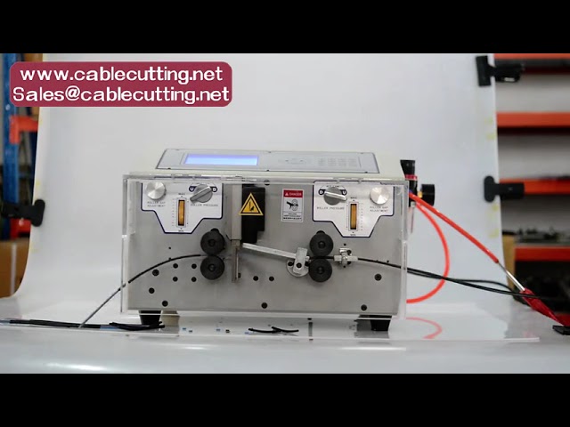 Automata huzalcsupaszító gép – Elektromos rézkábelvágó, max 12 tűs kapacitás