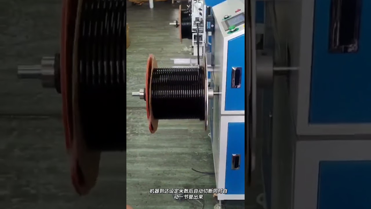Automata csőszámoló, válogató, vágó és tekercselő gép 1-15 mm-es csövekhez, 15 kg kapacitás