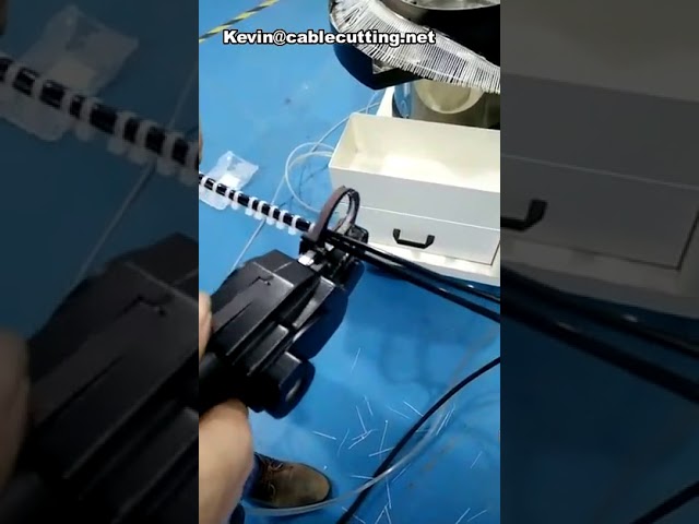 Gyors és Precíz Automata Nylon Kábelköteg-előkötő Gép