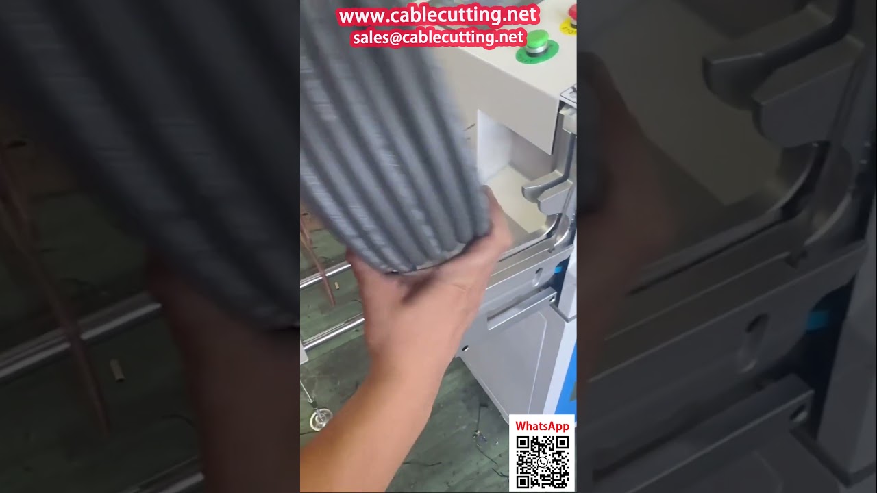 Nagynyomású mosótömlő automata számláló, vágó és tekercselő gép