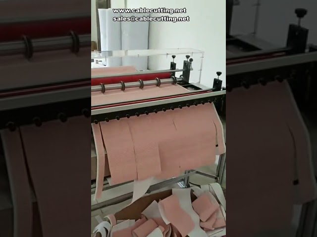 CNC automata nem szőtt anyag keresztvágó gép – Maszkanyag vágása lélegzőkéssel