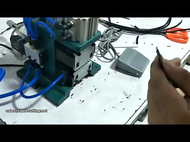 3F-01 25 mm-es pneumatikus többmagos huzalozó és csavaró gép - Hatékony automatizált kábelmegmunkálás