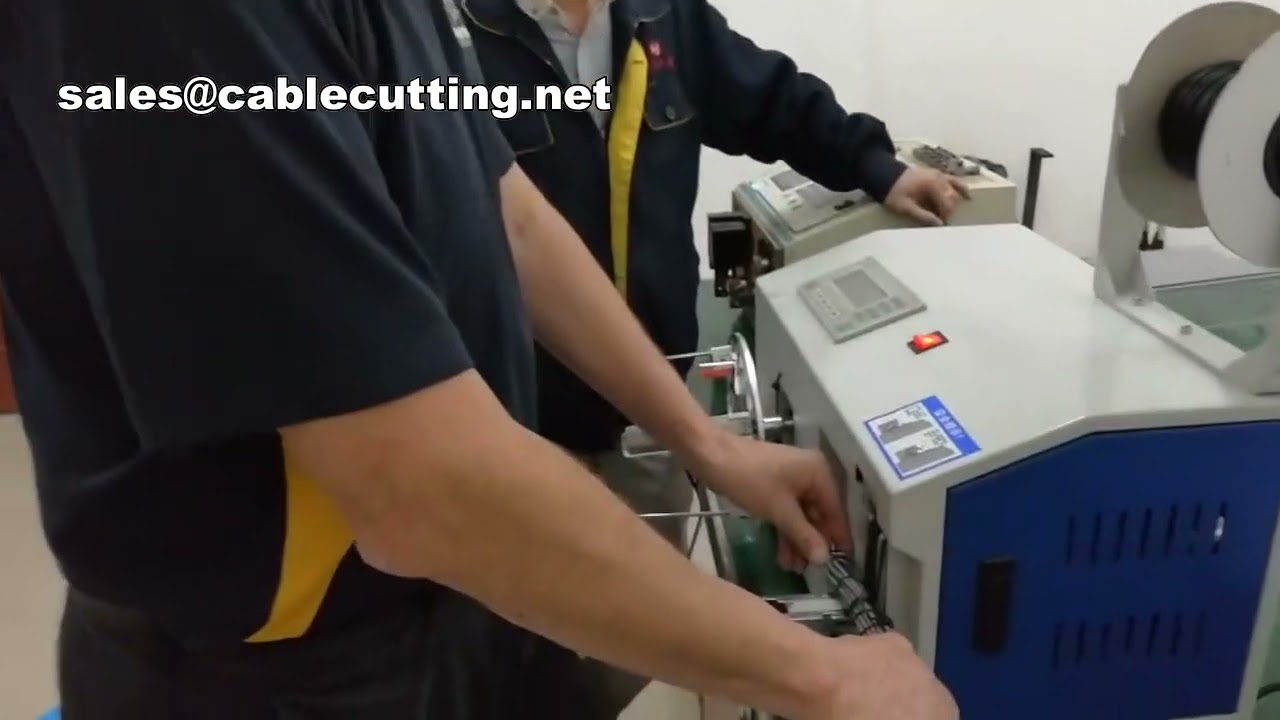 Automatikus nejlon kábelkötegelő gép - Csavart záró szalag tekercselő berendezés kábelkötegekhez