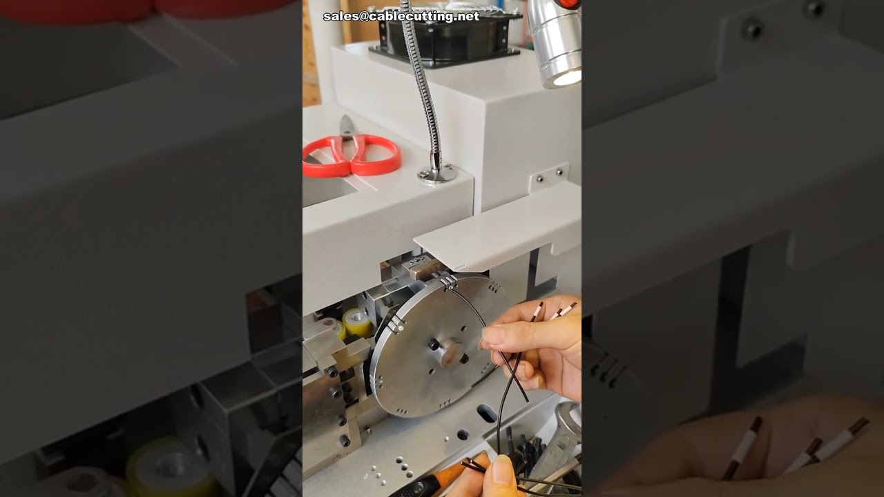 Automatikus hőre zsugorodó cső behelyező és fűtőgép beállítása #gyár #gép #diy