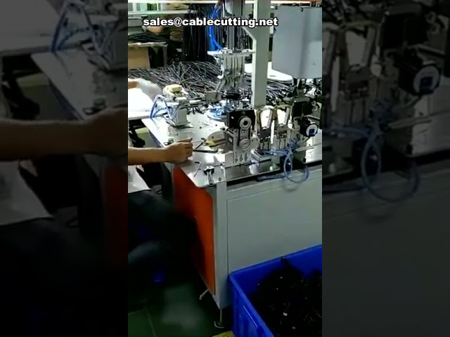 Automatikus kábeltekercselő és kötözőgép – Gyors, precíz csomagolás
