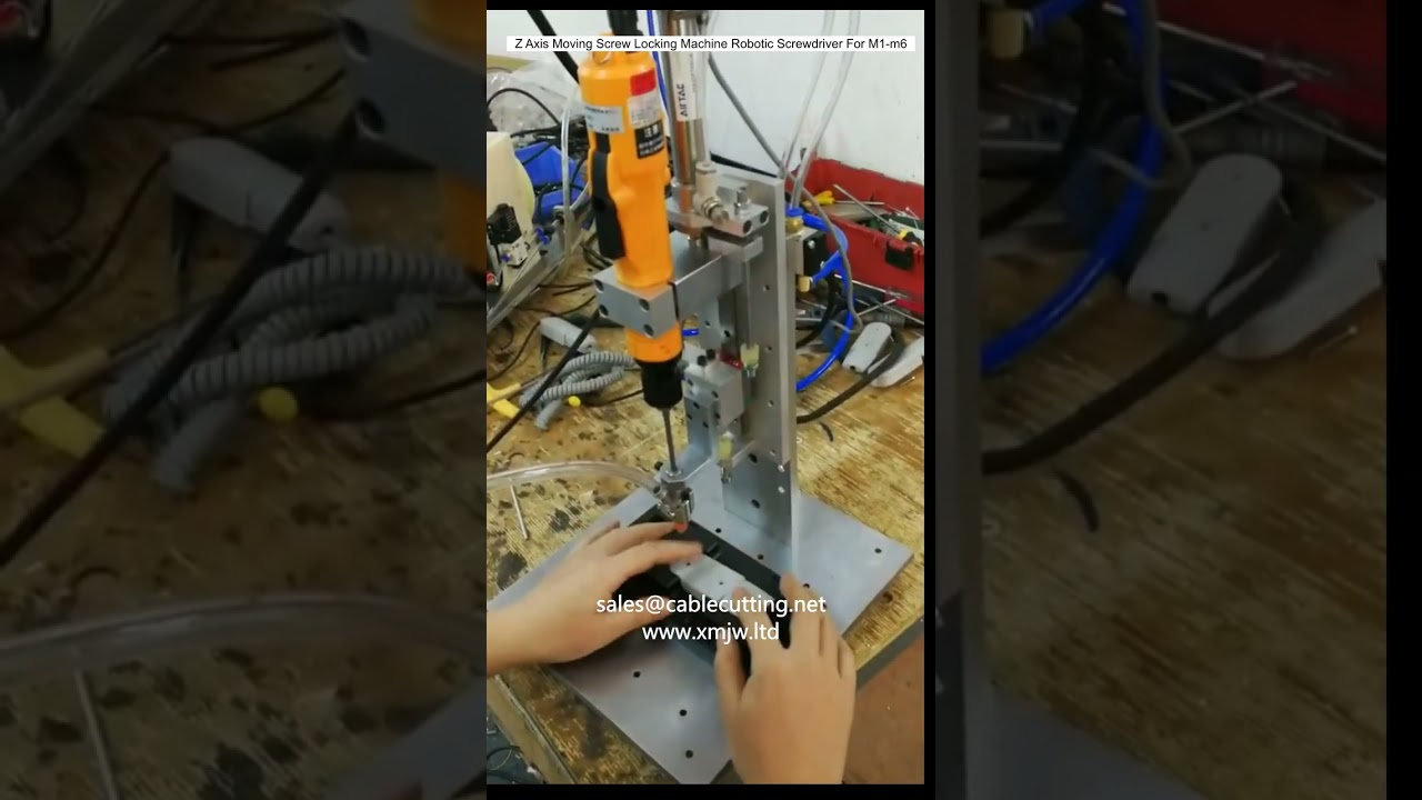 Z-tengelyes robotcsavarozó gép M1-M6 csavarokhoz – Automatikus csavarbehajtás