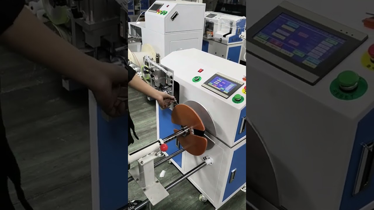 Sokoldalú huzaltekercselő gép – Precíz tekercselés és automatikus vágás