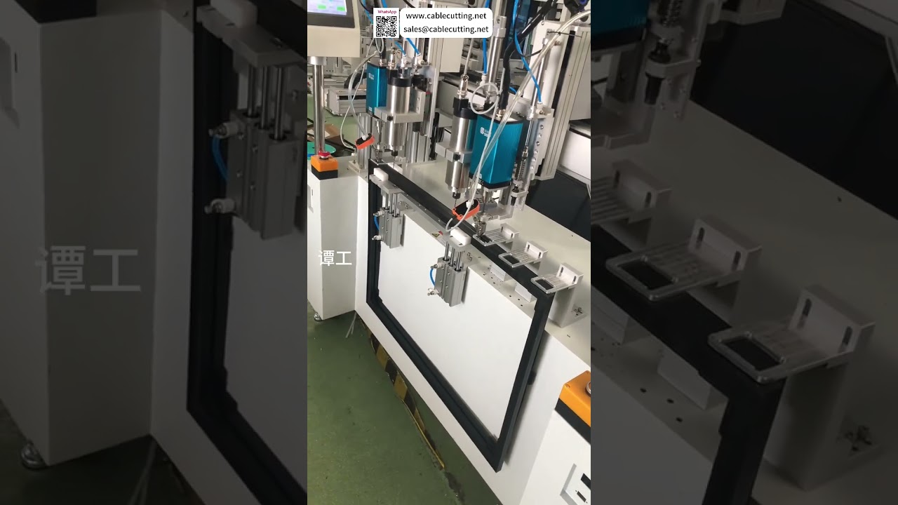 Ajtó-ablak zsanér automata csavarozó gép - Gyors összeszerelés gyári automatizálással