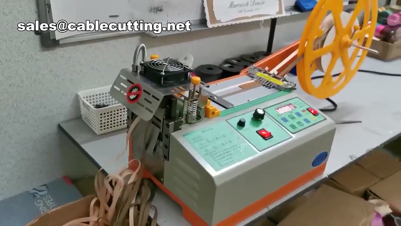Automatikus digitális szíjvágó gép - Hideg és meleg vágás nylon hevederekhez | Gyors, precíz vágás